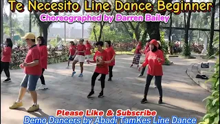 Te Necesito / Line Dance / Beginner / Darren Bailey / Dancers by Abadi TamKes Line Dance BSD / 2024