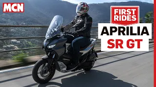 Aprilia's new SR GT handles like a motorbike with the practicality of a scooter | MCN review