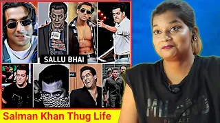 Salman Khan Attitude 🔥 Reels | Bhai Jan Thug Life Moments | REACTION | SWEET CHILLIZ |