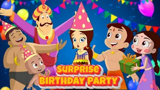 Chhota Bheem - Surprise Birthday Party | Happy Birthday Indumati | Fun Kids Videos