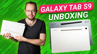 Ausgepackt: Samsung Galaxy Tab S9 und S9+ im Unboxing | Deutsch