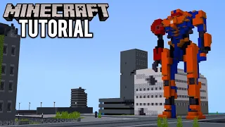 MINECRAFT : How To Build Atlas Destroyer From Pacific Rim The Black