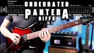 10 Underrated PANTERA Guitar Riffs | With Tabs