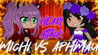 [APHMAU VERSION] "Heart Attack" || GACHA CLUB || Michi VS Aphmau ||  @Aphmau ​