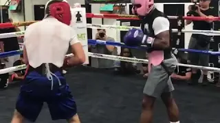 Floyd Mayweather sparring NEW 2018