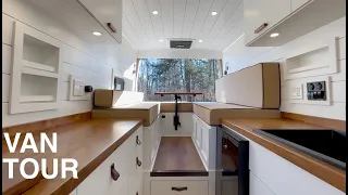 Van Tour | For Sale | Contemporary Build Fully Loaded + XL Bathroom!