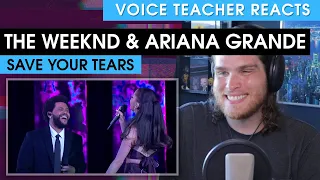 Voice Teacher Reacts to Save Your Tears - The Weeknd and Ariana Grande