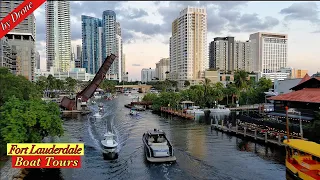 Aerial Drone Views Downtown Fort Lauderdale