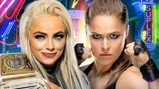 Liv Morgan vs Ronda Rousey - Smackdown Women's Championship | Summerslam 2022 | WWE 2K22