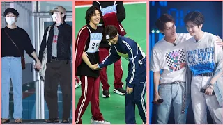 PENTAGON INTERACTIONS WITH MALE IDOLS | 펜타곤