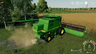 Agroszász Tsz | Timelapse | a John Deere kombájn mégse jó | Farming simulator 19 | #2