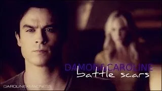 Damon and Caroline | battle scars [collab]