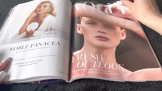 Asmr vogue April 2022 page turning video- no talking