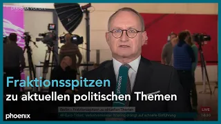 Fraktionsspitzen zu aktuellen politischen Themen