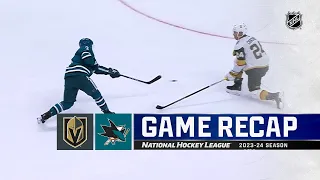 Golden Knights @ Sharks 9/24 | NHL Highlights