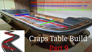 Craps Table Build Part 9: Final Table Dimensions.