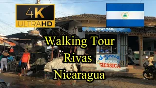 🇳🇮【4K 60fps】 RIVAS - Walking Tour - Nicaragua