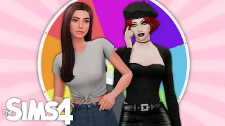 Spinning a WHEEL to pick my Sims AESTHETICS! | Sims 4 CAS