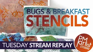 A Play with Stencils Inspired by Breakfast, Bugs & The Sea 🟢 TUESDAY replay 9/13