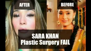 Bidai Actress Sara Khan Lips Surgery FAIL,