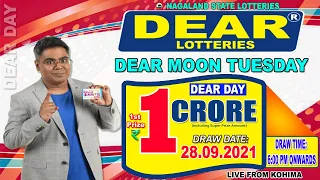 LOTTERY SAMBAD DEAR DAY 6:00PM 28.09.2021 NAGALAND LOTTERY LIVE DEAR LOTTERY LIVE LOTTERY SAMBAD