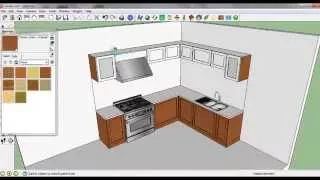 Sketch Up Tutorial membuat Kitchen Set