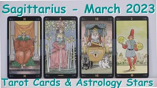 Sagittarius March 2023 Tarot Cards and Astrology Stars