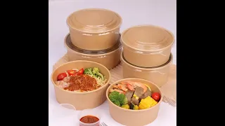 750ml salad paper bowl machine Qichen