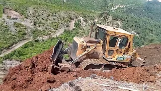 #making forest road with dozer #caterpillar#howto #cat #bulldozer #caterpillar #heavyequipment #work