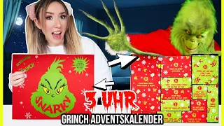 ÖFFNE niemals GRINCH BEAUTY ADVENTSKALENDER von MAKEUP revolution X the Grinch um 3 Uhr Nachts (😱🎅🏻)