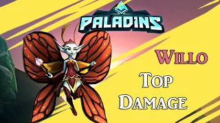 Геймплей Вилло - Топ урон, бот в команде! | Paladins