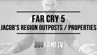 Far Cry 5 Cult Outposts / Cult Properties Locations in Jacob's Region Whitetail Mountains Map Video