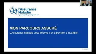 Webinaire invalidité du 27 juin 2023