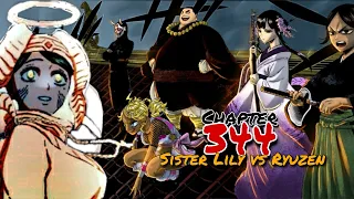 RYUZEN VS SISTER LILY |  PINAKAMALAKAS NA MEMBER NG RYUZEN SEVEN! Black Clover Chapter 344 Review