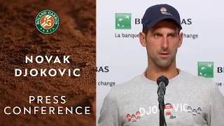 Novak Djokovic - Press Conference after Round 4 | Roland-Garros 2020