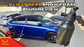 AliExpress Snow Foam Sprayer Review With My Ford Focus ST MK2/XR5 Turbo🧽