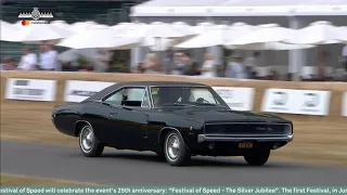 Mustang and Charger Recreate Classic Bullitt Chase At Goodwood Hill Climb