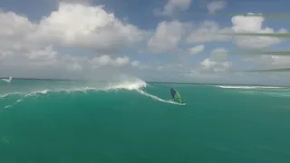 tom juban windsurfing in guadeloupe 2018