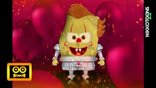 Spongebob Transform to Horror | Monster Version (Pennywise) Nikkotoons