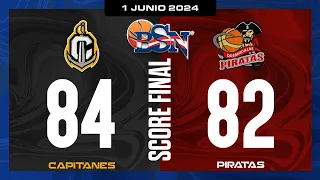 Capitanes de Arecibo vs. Piratas de Quebradillas - Juego Resumido - BSN2024