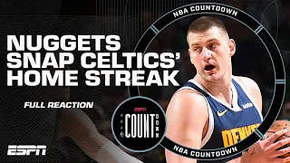 NBA Countdown reacts to Celtics’ loss vs. Nuggets: Sign me up for 7 games of that in the Finals 👀