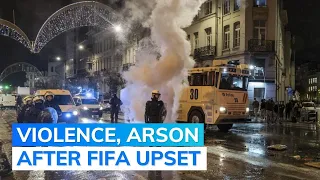 FIFA 2022: Riots In Brussels After Morocco Beats Belgium