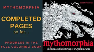 COMPLETED PAGES in MYTHOMORPHIA by Kerby Rosanes - my progress so far