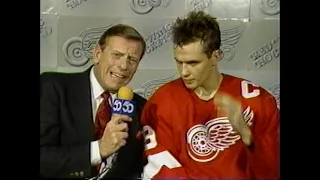 Steve Yzerman 1988 interview