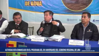 SEMINARIO NACIONAL SIEMBRA Y COSECHA DE AGUA LOS DÍAS 13 Y 14 DE JULIO EN LA PROVINCIA DE HUAURA