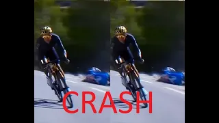 Alejandro Valverde big crash