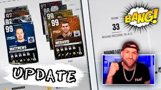 I HAVE *SIX* 99 OVERALLS! INSANE TEAM UPDATE, CRACKED TOP 100 & 98 GRETZKY RELEASED! NHL 22 HUT