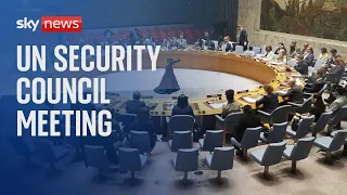 UN Security Council discuss weapons being supplied to Ukraine