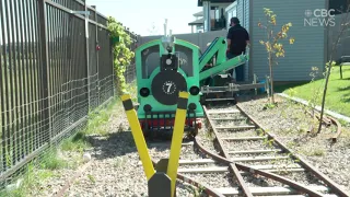 Regina man builds working train in his backyard