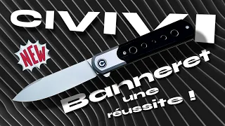 CIVIVI "Banneret" ... un excellent couteau au style Néo-rétro !!!